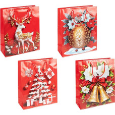 Пакет подарунковий "Новий Рік" 26х32х10см 2578-2 (123394)