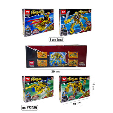 КОНСТРУКТОР NINJAGO YZ7089 (8шт в блоці) (94-96) ДЕТАЛЕЙ)
