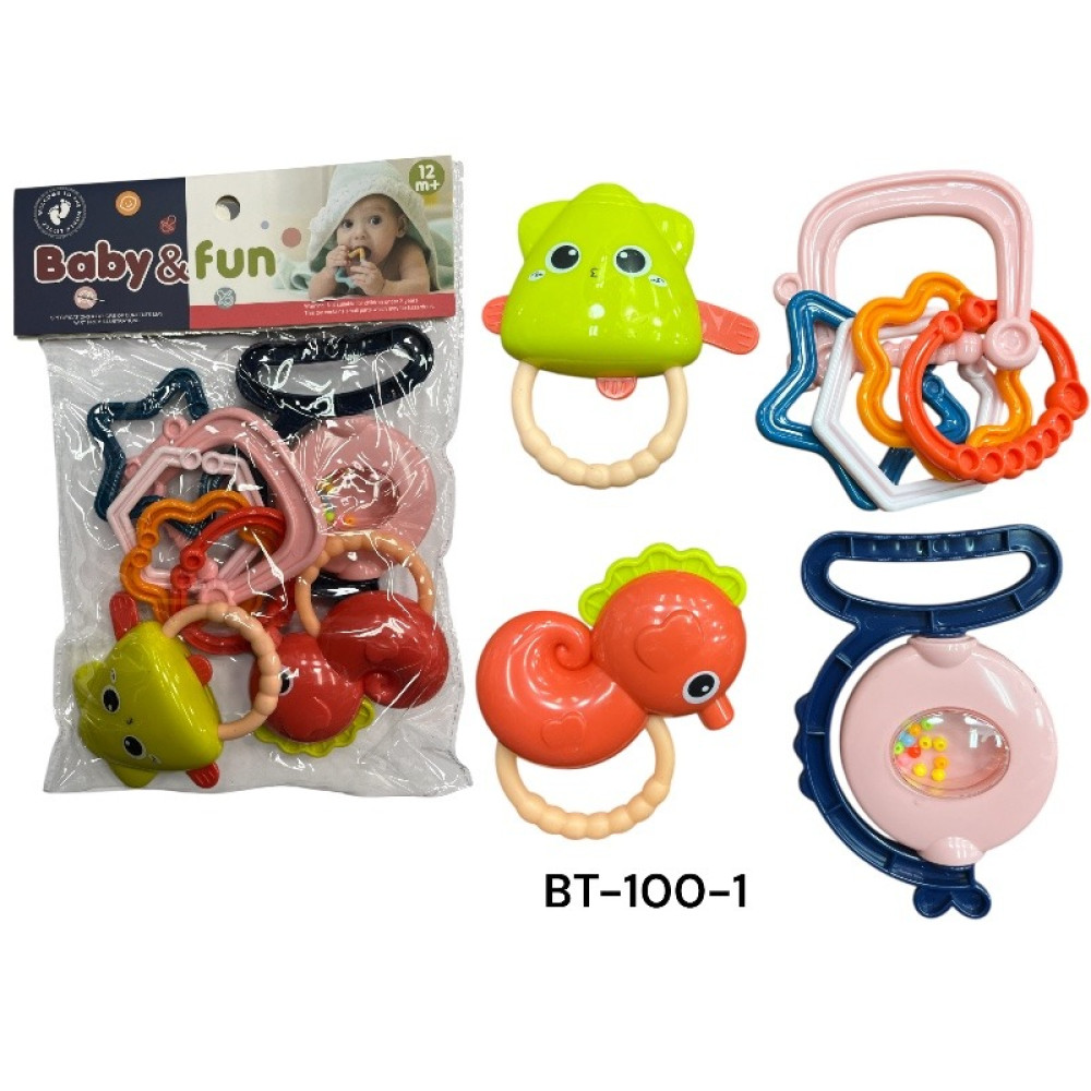 Брязкальце в наборі в кульку, BT-100-1