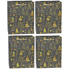 Подарунковий новорічний пакет M (25x32x11 см) 1993M