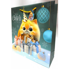 Пакет паперовий, 35х37х12 см, 157 г/м2 художній папір, GB-23154