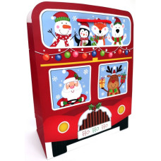 Пакет паперовий, КАЗКОВА ФОРМА., 26x32x12 см , 190 г/м2 білий картон, GB-21400