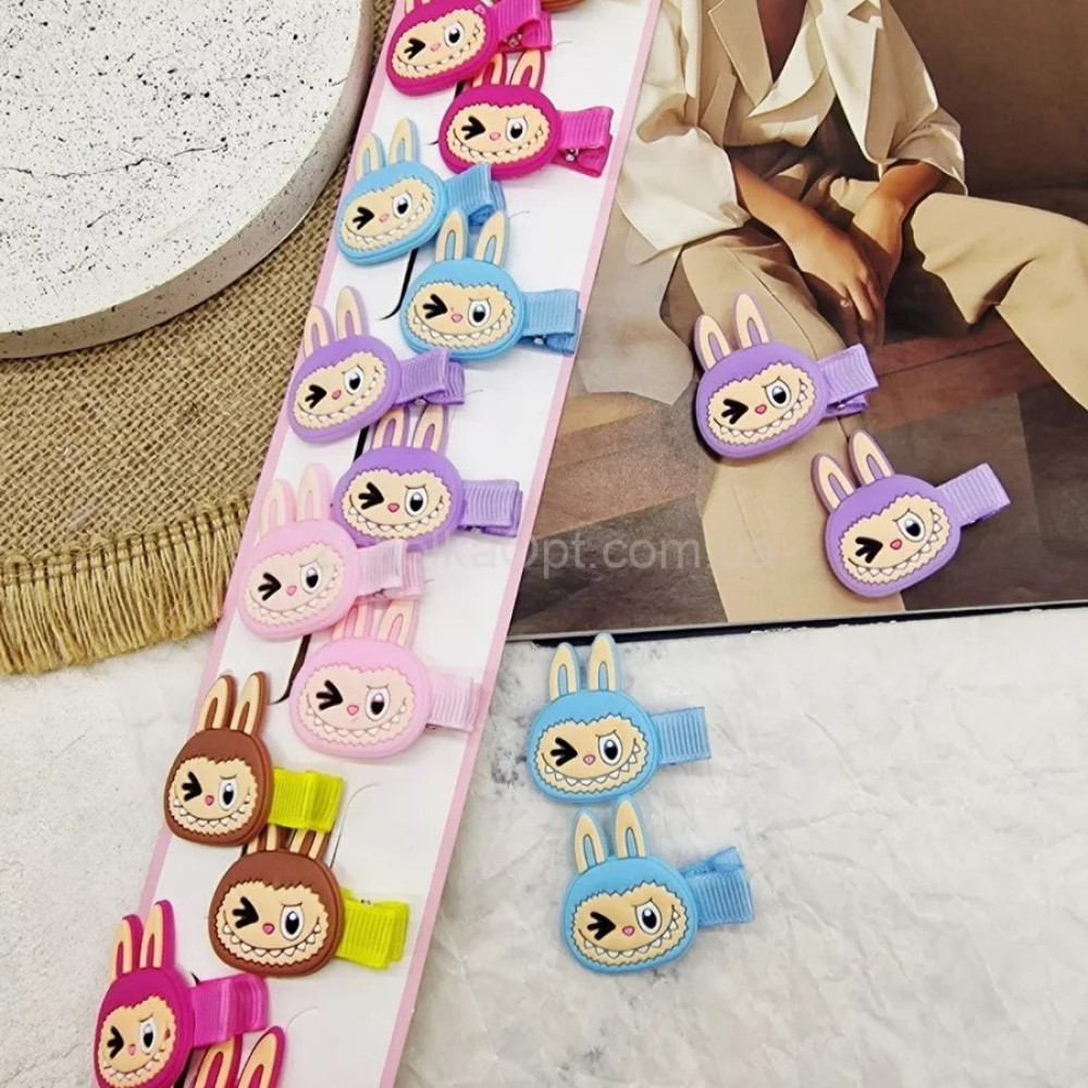 Заколка-качечка дитяча Ла Бубу 4 см (20) 2-3-18