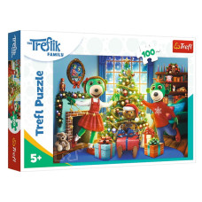 Пазли "100" The Treflik Family Зимові Трефліки Trefl 16459