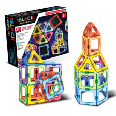 Конструктор магнітний IBLOCK арт. PL-923-526 (48шт/2)   30дет., короб. 28*5*24,2см
