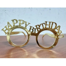 Окуляри Happy birthday золото 15813