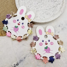 Крабик для волосся матовий ромашка 1 см 60 штук (6) СА-16-2