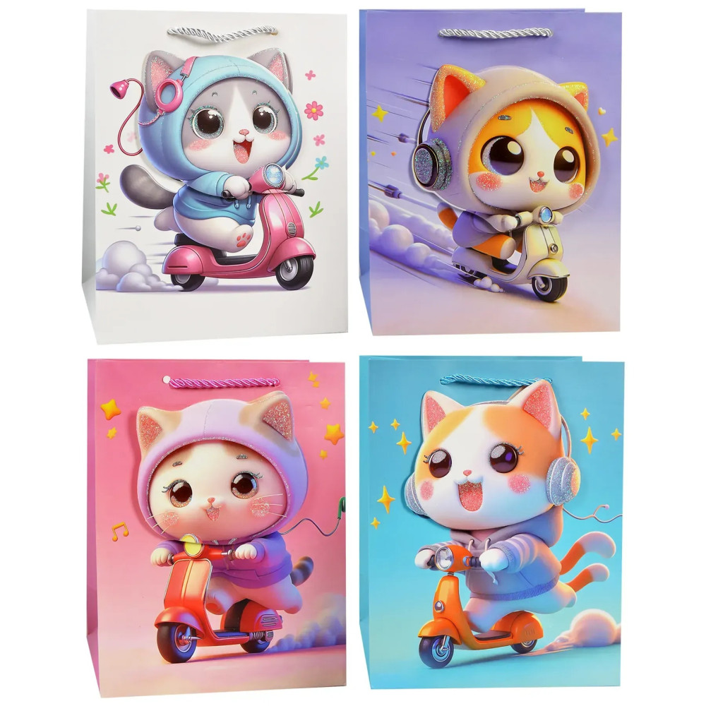 Подарунковий паперовий пакет L (31x42x12 см) 647L