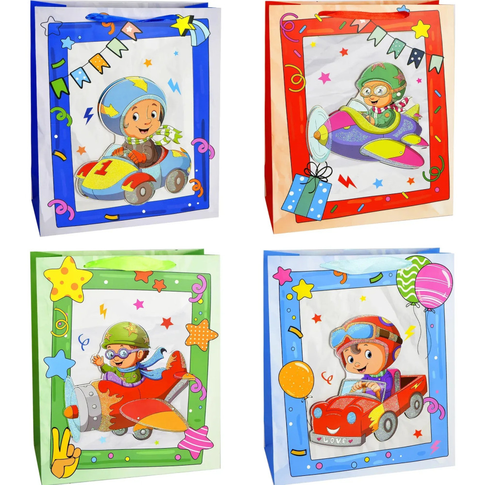 Подарунковий паперовий пакет L (31x42x12 см) 959L