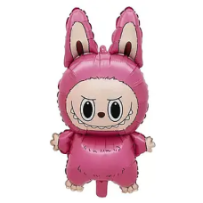 Фольгована кулька Labubu Лабубу Рожева 66x38см