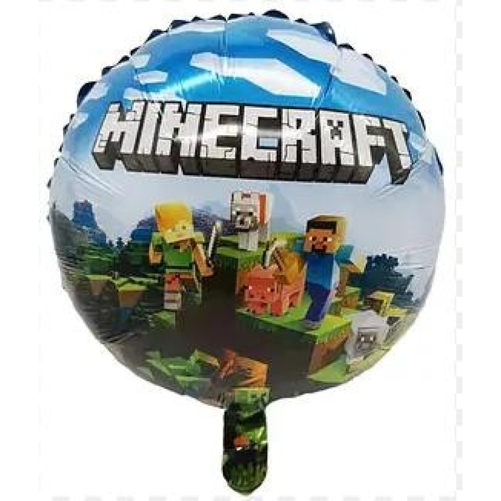 Фольгована кулька Майкрафт 45см