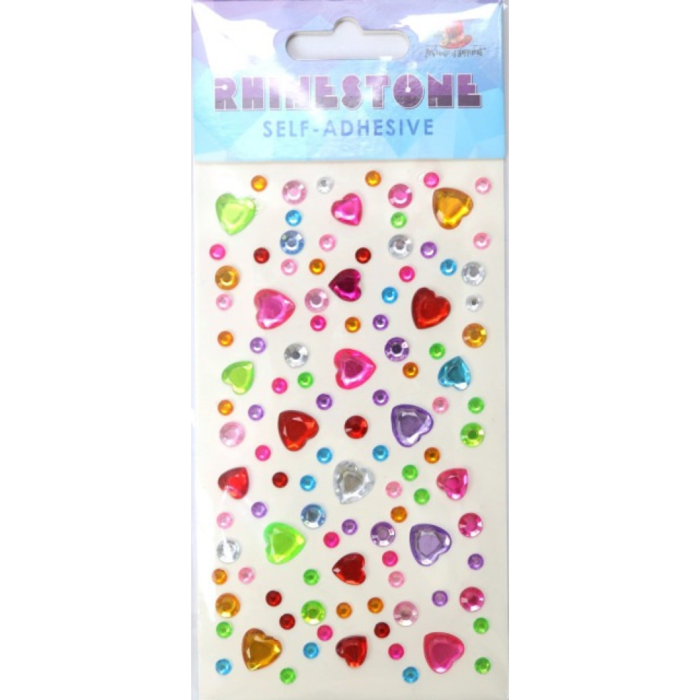 Стрази самоклеючі, 13x7.5 см 213814