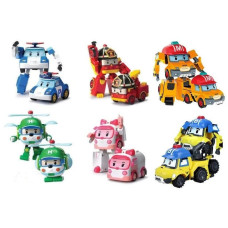 Трансформер робокар полі 853107 (96шт) RP, от 10см, 6 видів. в кор-ці,11-15-11см