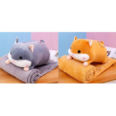 М'яка іграшка арт. L1121 (30шт) іграшка з пледом 50 см 2 мікс