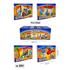 КОНСТРУКТОР СТІЧ 35011 (104+ДЕТАЛІ) (8 ШТ В БЛОЦІ)