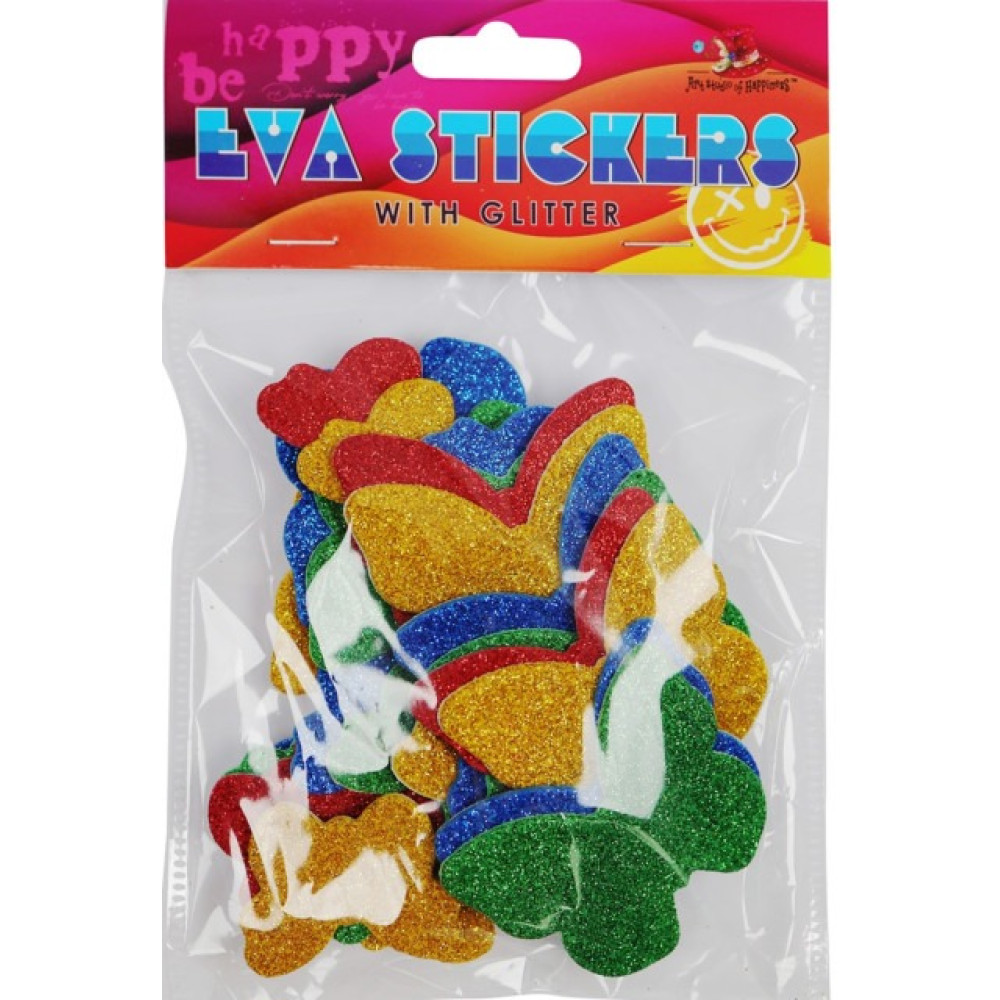 Наліпки з Фоамірану з глітером, близько 28 шт 235020