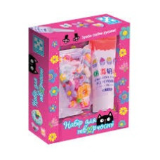 Набір для творчості "Клей з кабашонами. Сердечка мікс" VT4600-04