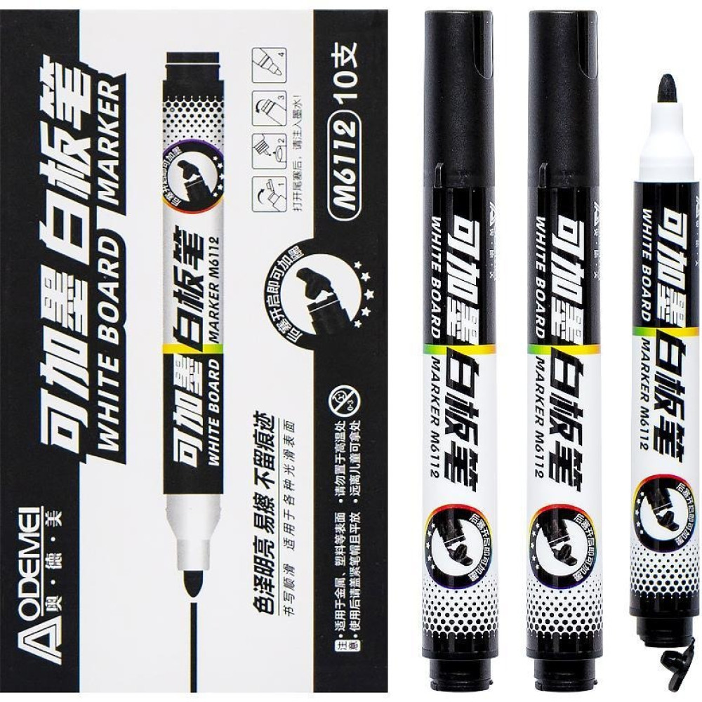 Маркер (для дошки) чорний 6112 "Odemei" (115523)