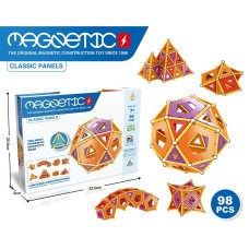 Конструктор магніт. 777-4 (36шт/2) 98дет.,короб. 25,5*5*33,5см