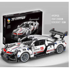 Конструктор "Машина", 492 деталі, інерція, гумові колеса (48002)