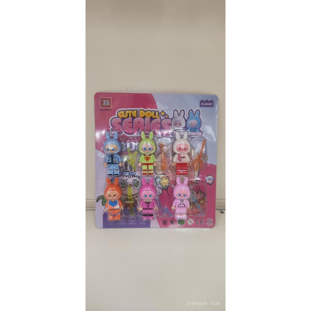 Набір Фігурок Лабубу на листі 8шт 43001