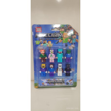 Набір Фігурок Герои майнкрафт 8шт 25-160