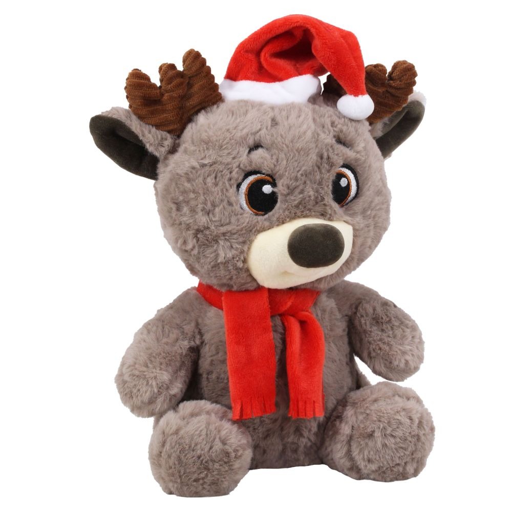 М'яка іграшка Олень новорічний (24 см) 00582-3