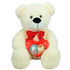 М'яка іграшка Теддi 2/4 з серцем (50 см) 00027-31