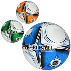 М'яч футбольний 3000-50 (30шт) розмір 4, Футзал, ПУ1,4мм, 32 панелі, ручна робота, 420-440 г, 3 кольори, у пакеті