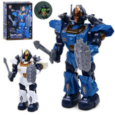 Робот 6051A (18шт) 33см, звук, світло, корпус360, ходить, 2 кольори, на бат-ці, в кор-ці, 23-33,5-11,5см