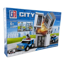Конструктор CITY 123-553 “Поліцейська машина + вибухаюча камера утримання”, 203дет, 33*22*5