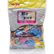 Кульки повітряні 10" Супер Металік 50шт 2,8 гр 22034-3