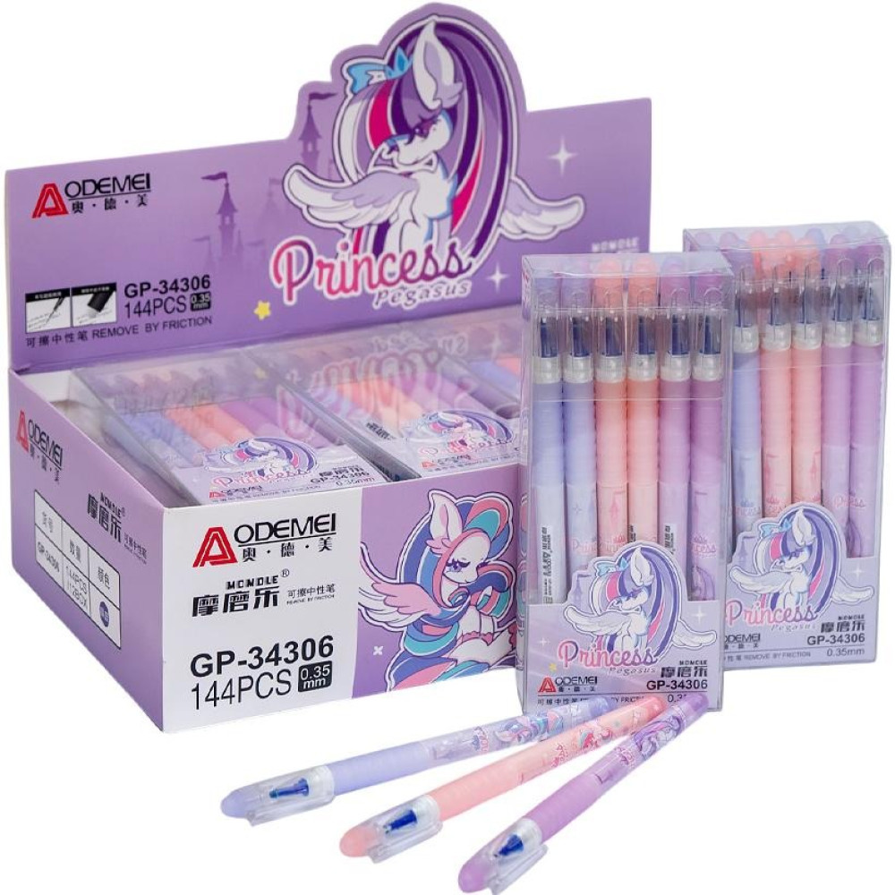 Ручка "пише-стирає" 34306 синя (121117)