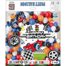 Набір для фотозони Фольгованих та латексних Куль Формула Авто 2020 (15535)