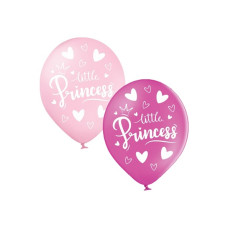 Латексна куля Sharoff (Belbal) «Little Princesse. Корони, серця» 12` (25 шт) 10843