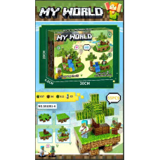 Конструктор магнітний "Minecraft", 55дет  в кор-ці,SX1001-A