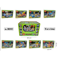 КОНСТРУКТОР MINECRAFT DD2412 (57+ДЕТ) 16ШТ В БЛОЦІ