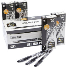 Ручка "С" "пише-стирає" чорна CR-707F (91501)