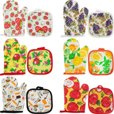 Кухонний набір рукавиця + прихватка 1625 (86278)