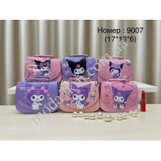 Дитяча сумка 9007S штучна шкіра 15*12*6с мікс кольорів, в упаковці