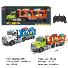 Машинка Вантажівка автовоз на пульті керування 99-60B (18 шт)