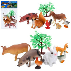 Фігурка MC714-24 (72шт) набір домашніх тварин, 6шт, від 4см до 13см, 2 види, у пакеті, 19-32-4см