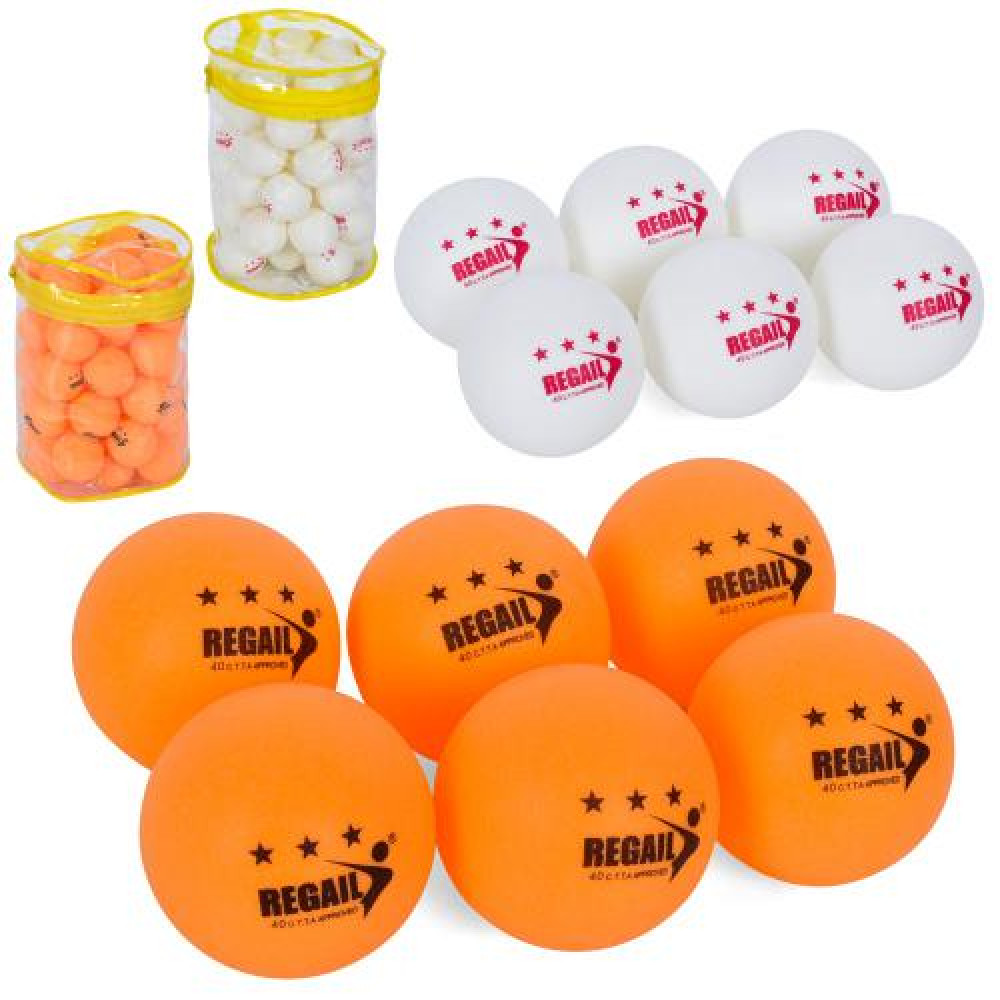 Тенісні кульки MS 3200( 1шт,) ABS 40мм+, безшовний, 2кольори, в сумці 21-21-15см