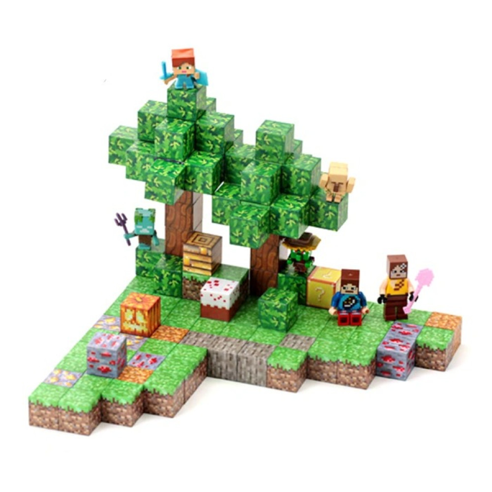 Конструктор магнітний "Minecraft",YY14 100деталі
