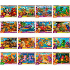 Пазли 35 ел. м'які с.11 (16) S35-11-01,02,03,04...16