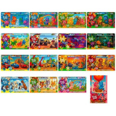 Пазли 20 ел. м'які с.10 (16) S20-10-01,02,03,04...16