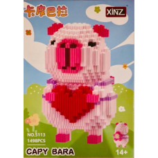 Kонструктор Капібара 1498дет 28*20см  5113