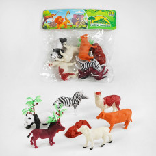 Набір диких тварин TK - 1674 (144) "TK Group", 6 фігурок, у пакеті