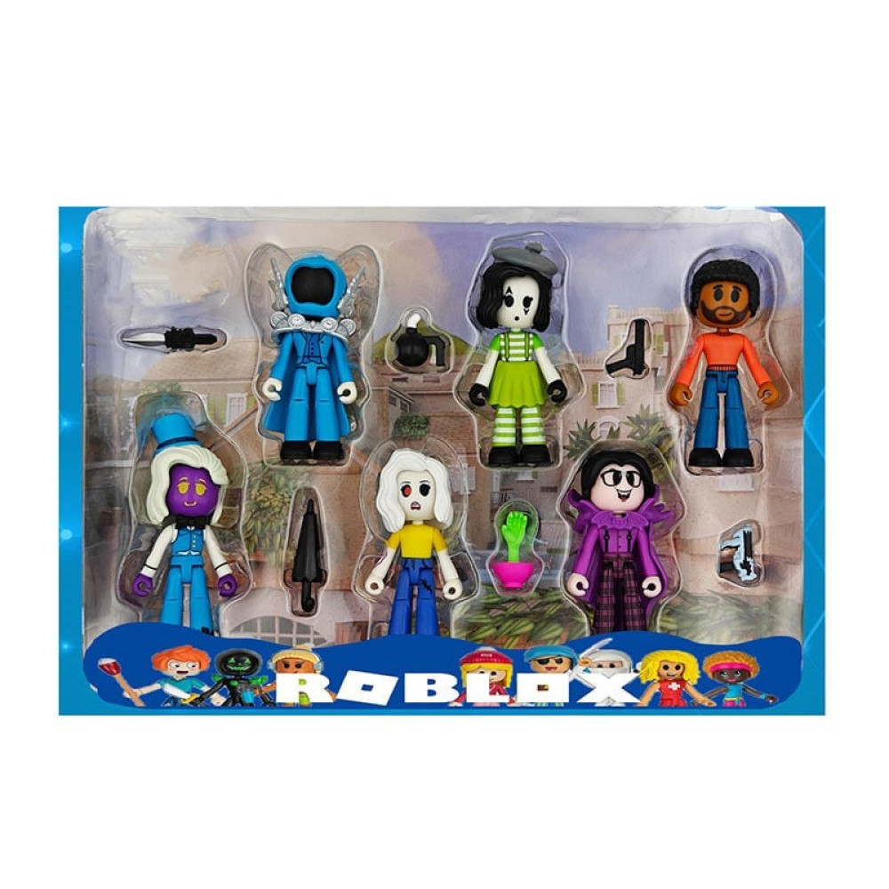 Набір героїв WL 24227 (96) 6 фігурок, кінцівки рухаються, середня висота фігурки: 7.5 см, зброя, аксесуари, в коробці