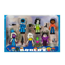 Набір героїв WL 24227 (96) 6 фігурок, кінцівки рухаються, середня висота фігурки: 7.5 см, зброя, аксесуари, в коробці